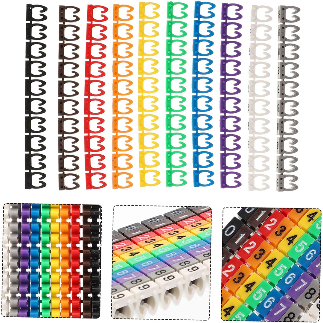 0-9 DİJİTAL KODLU RENKLİ KABLO İŞARETLEYİCİ 6MM (4812) 0-9 DİJİTAL KODLU RENKLİ KABLO İŞARETLEYİCİ 6MM (4812)