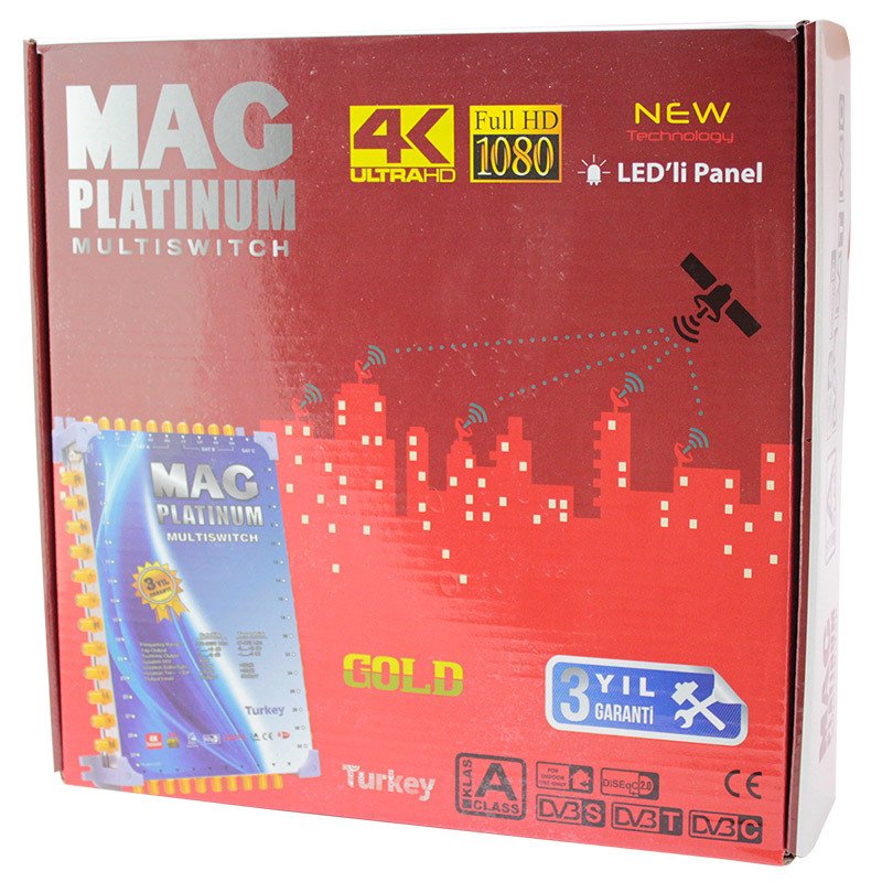 10*16 KASKATLI UYDU SANTRALİ MAG PLATINUM (4812)