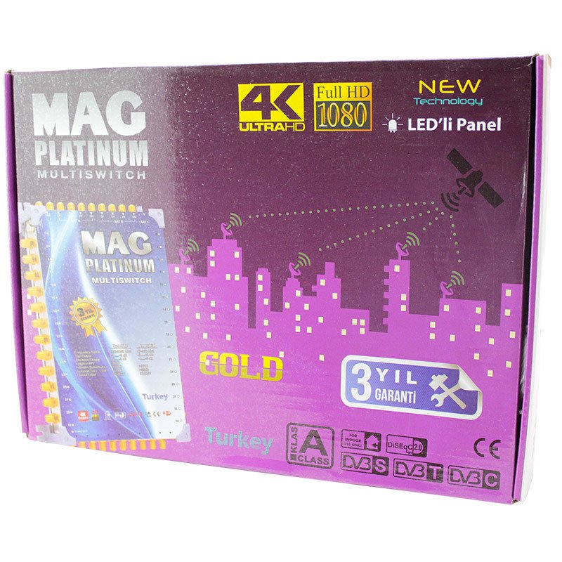 10*24 KASKATLI UYDU SANTRALİ MAG PLATINUM (4812)