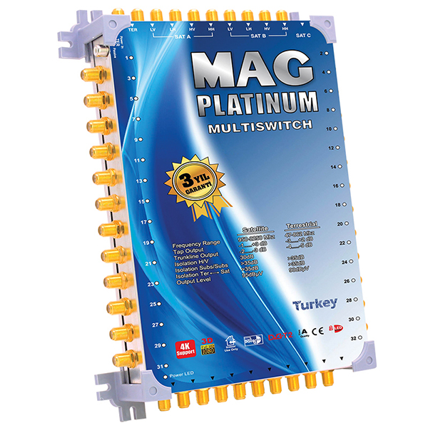 10*40 SONLU UYDU SANTRALİ MAG PLATINUM (4812)