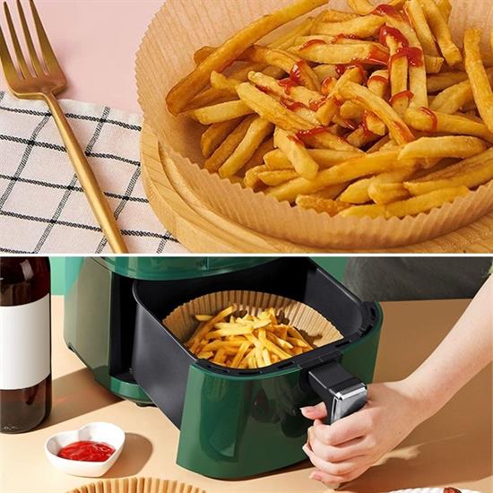 100 Adet Air Fryer Pişirme Kağıdı Tek Kullanımlık Yağlı Kağıdı Yuvarlak Tabak Model (4812) 100 Adet Air Fryer Pişirme Kağıdı Tek Kullanımlık Yağlı Kağıdı Yuvarlak Tabak Model (4812)