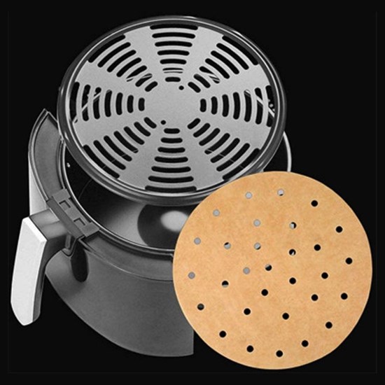 100 Adet Airfryer Pişirme Kağıdı Tek Kullanımlık Hava Fritözü Yuvarlak Delikli Model (4812) 100 Adet Airfryer Pişirme Kağıdı Tek Kullanımlık Hava Fritözü Yuvarlak Delikli Model (4812)