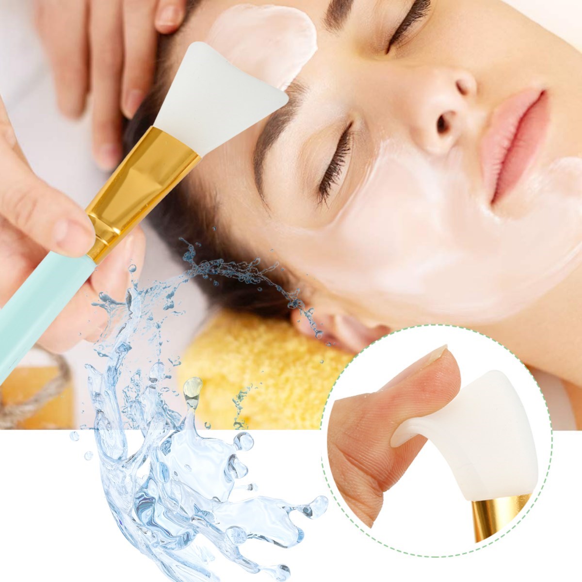 2li Silikon Temizlemesi Kolay Kullanılabilen Yüz Cilt Bakımı Maske Ve Krem Spatulası (4812) 2li Silikon Temizlemesi Kolay Kullanılabilen Yüz Cilt Bakımı Maske Ve Krem Spatulası (4812)