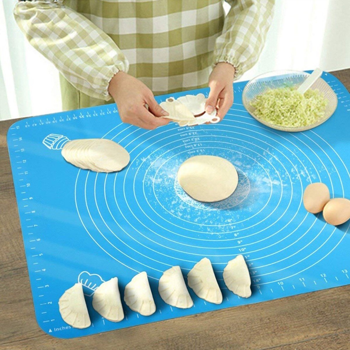 40*50 cm Silikon Ölçekli Kullanımı Kolay Hamur Açma Matı Ekmek Mantı Makarna Hamuru Yoğurma Matı (4812) 40*50 cm Silikon Ölçekli Kullanımı Kolay Hamur Açma Matı Ekmek Mantı Makarna Hamuru Yoğurma Matı (4812)
