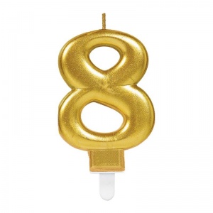 8 Rakam Mum Gold Renk (4812)
