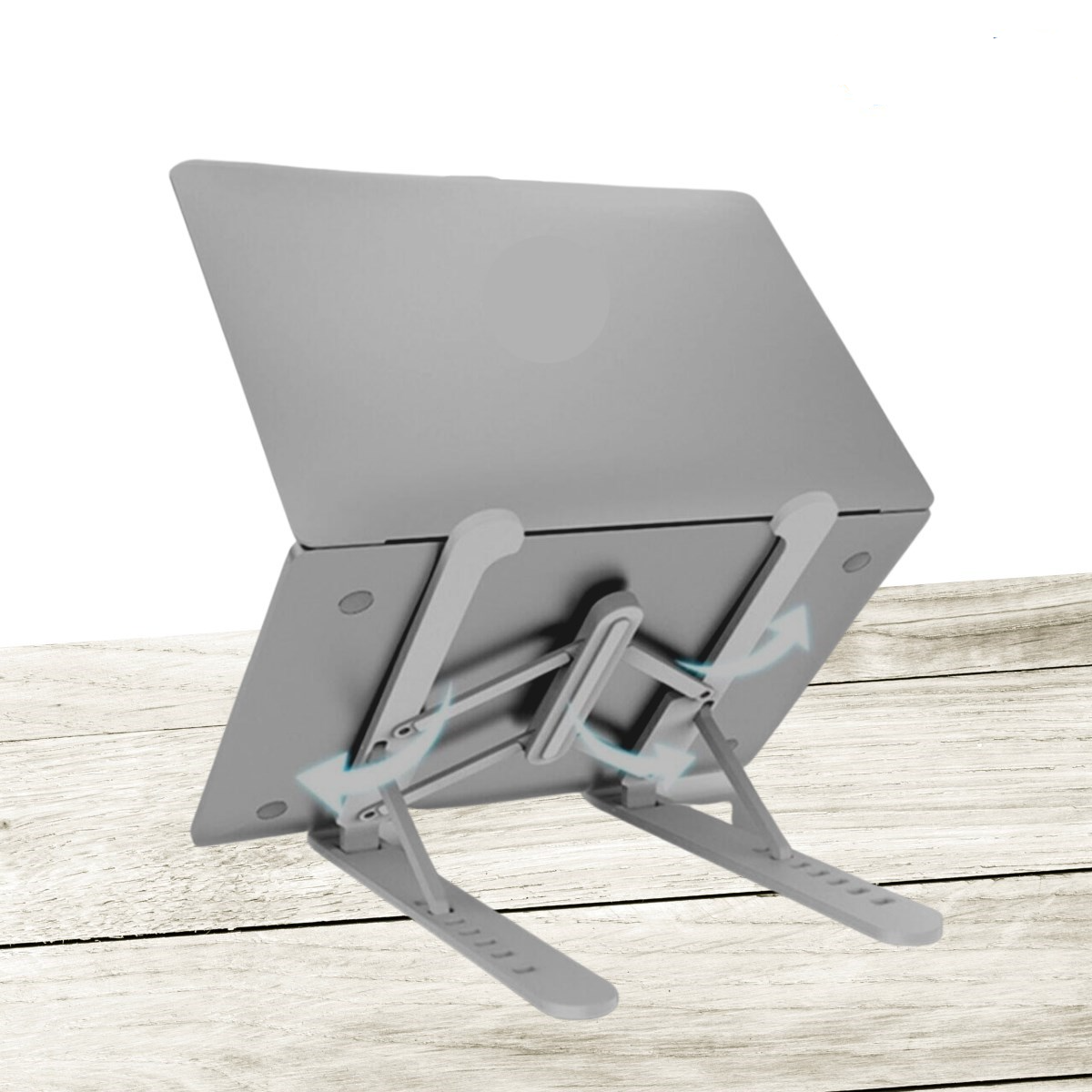 Ayarlanabilir Plastik Dizüstü Destek Tabanı Katlanabilir Taşınabilir Laptop Sehpası Yükseltici (4812)