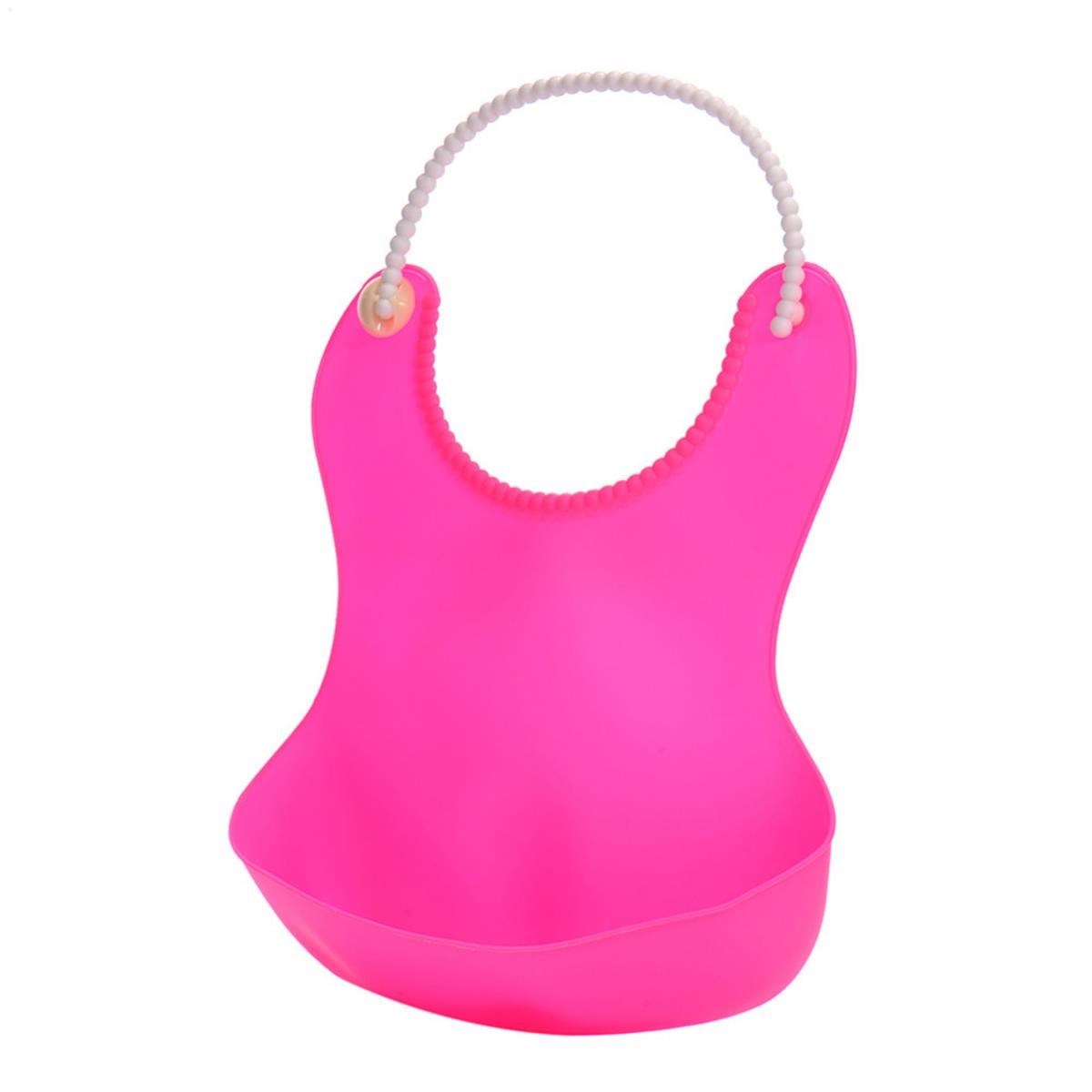 Çocuk Bebek Mama Önlüğü Dökülme Engelleyici Bükülebilir Pembe (4812) Çocuk Bebek Mama Önlüğü Dökülme Engelleyici Bükülebilir Pembe (4812)