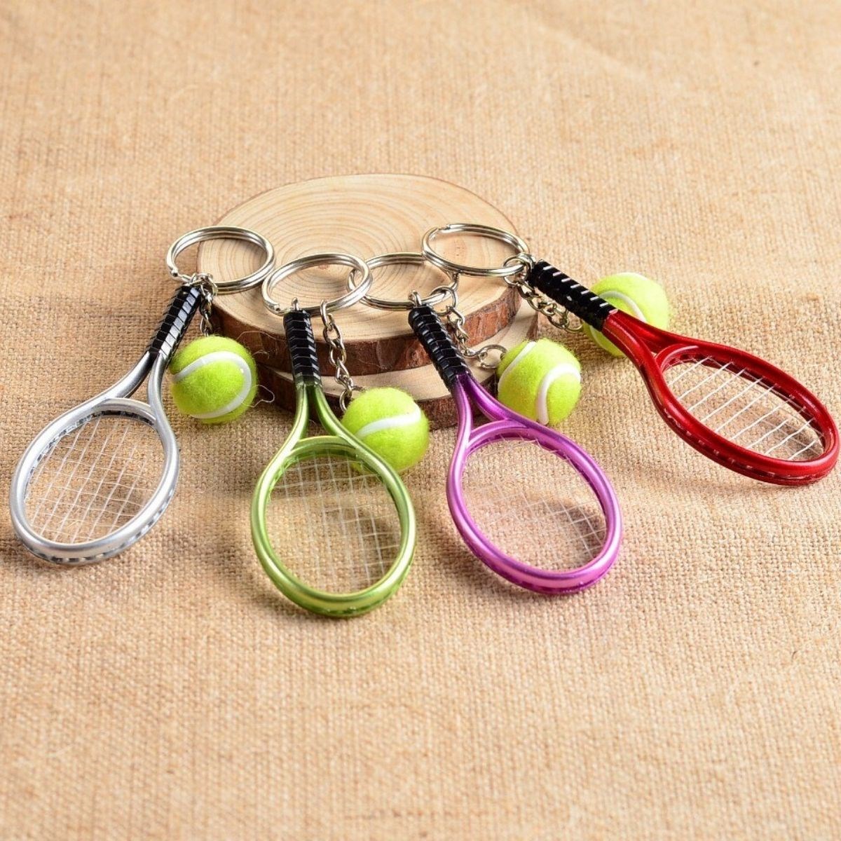 Gerçekçi Tenis Raketi Tasarımlı Şık Anahtarlık Kolye Çanta Süsü Tennis Keychain (4812) Gerçekçi Tenis Raketi Tasarımlı Şık Anahtarlık Kolye Çanta Süsü Tennis Keychain (4812)