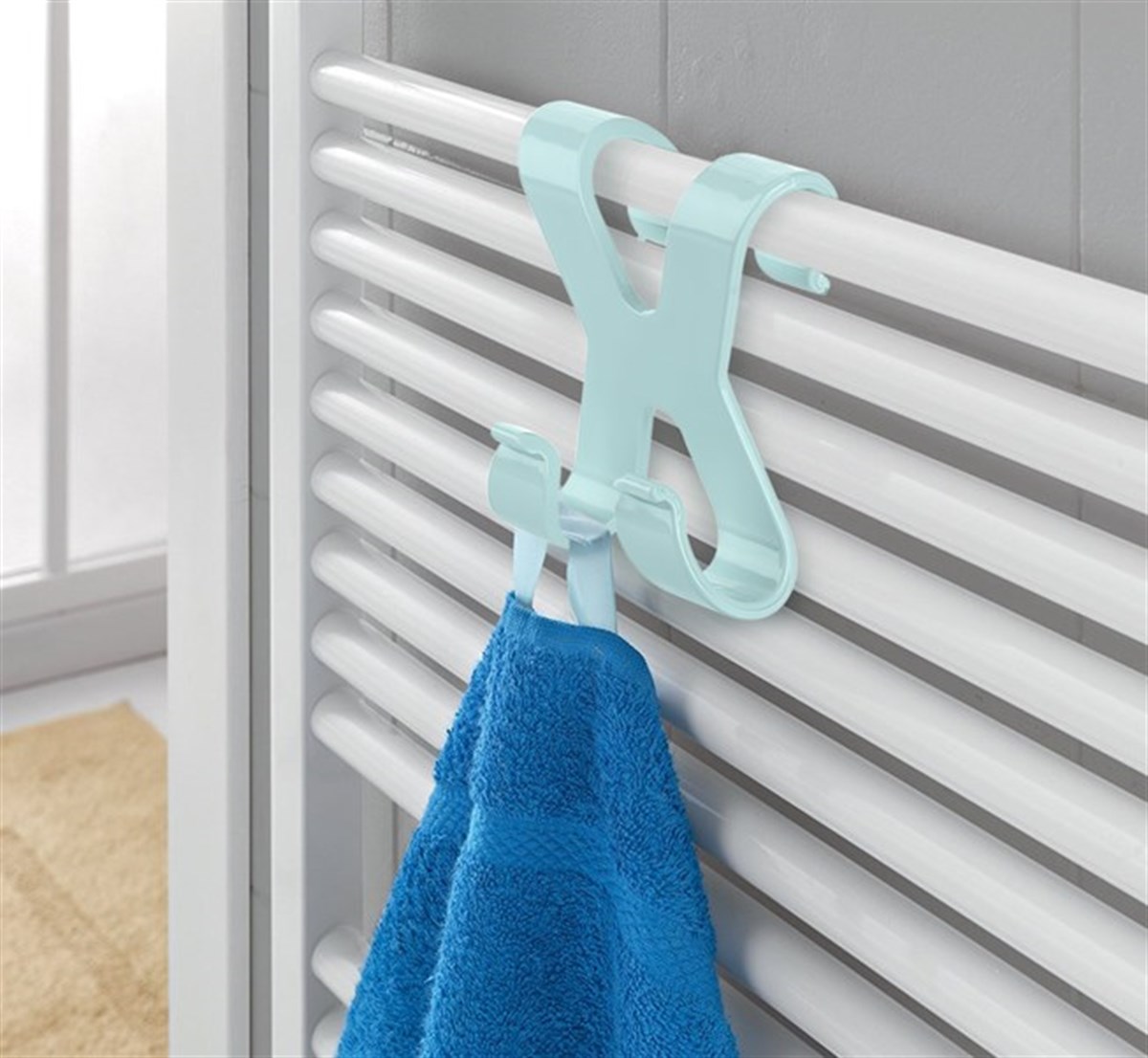 Hang it Pratik Kolay Taşımabilir Havlupan 2 Kancalı Banyo Askısı (4812)