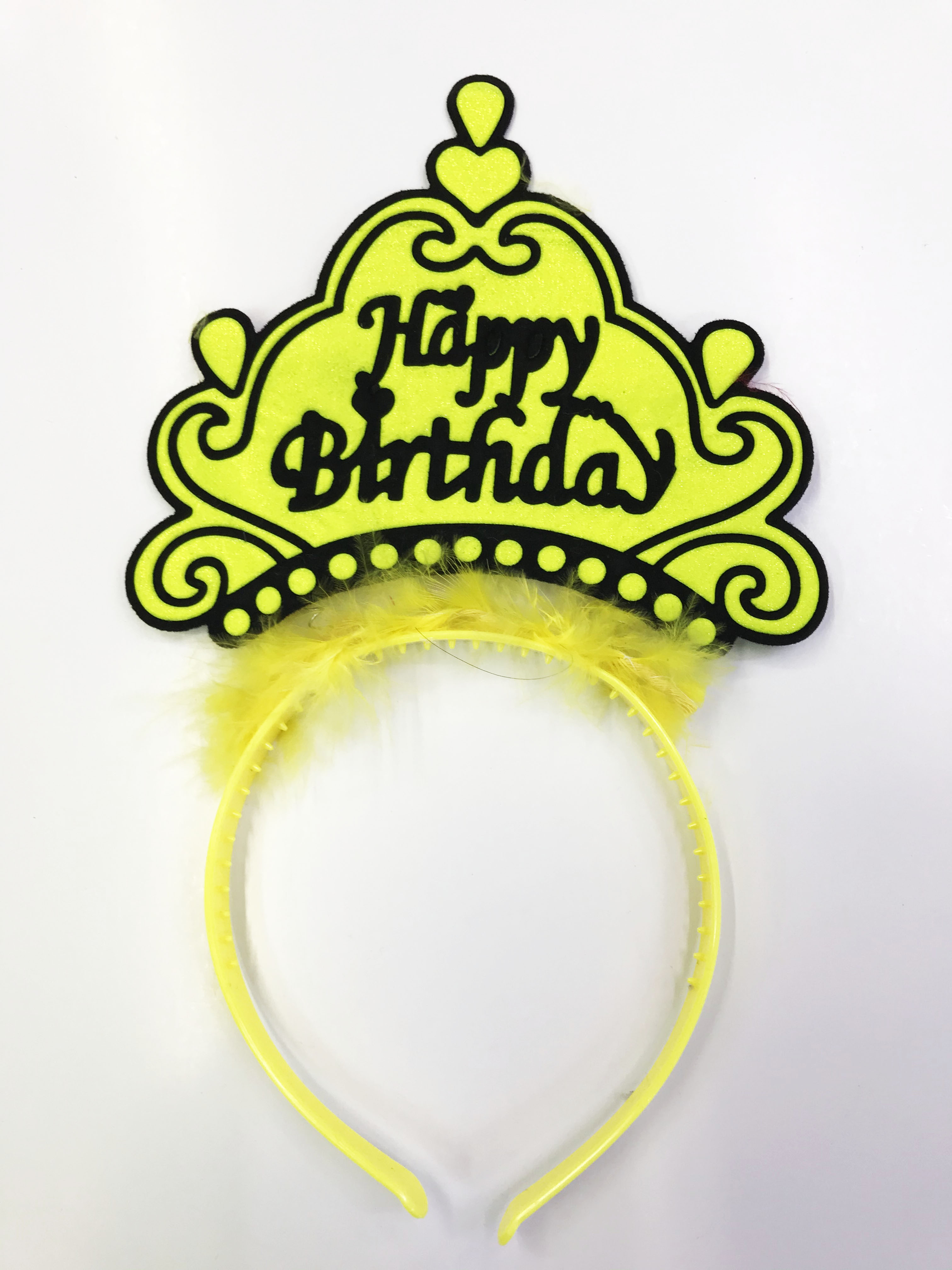 Happy Birthday Yazılı Neon Renk Taç 12 Adet (4812) Happy Birthday Yazılı Neon Renk Taç 12 Adet (4812)