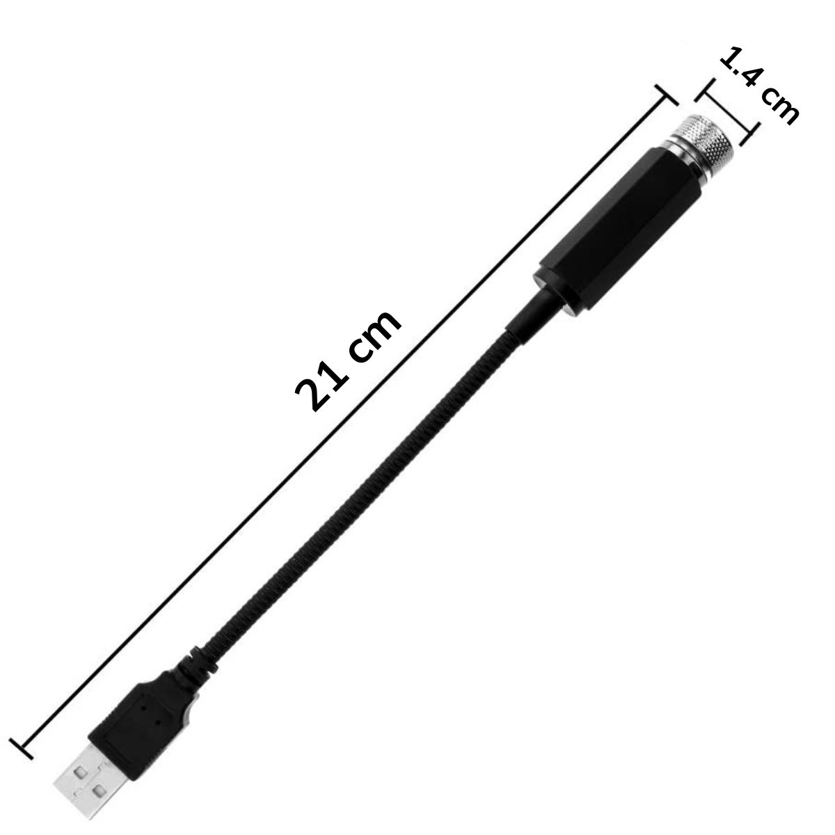Kırmızı Ayak Altı Tavan Led Araç içi Aydınlatma Oto Araba İç Disko Ayarlanır USB Lamba Işık (4812)