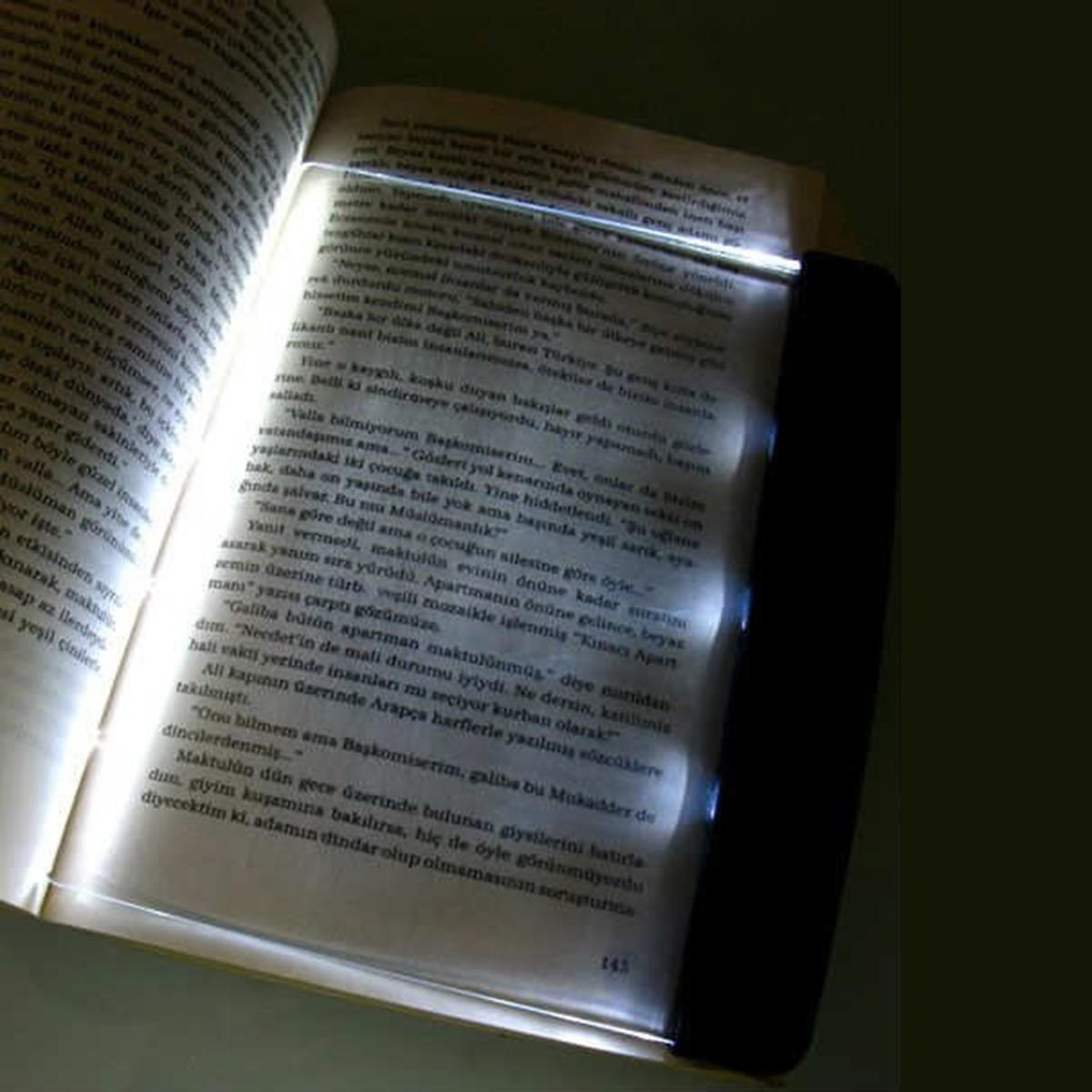 Kitap Arası Okuma Işığı Led Panel Kitap Okuma Lambası (4812)