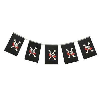 Korsan Partisi Korsan Logo Baskılı Flama Süs Afiş Süsleme 8 li (4812)