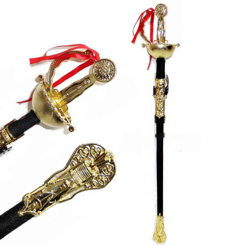Kostüm Partisi Plastik Zararsız Zorro Kılıcı Şövalye Kılıcı 62 cm (4812)