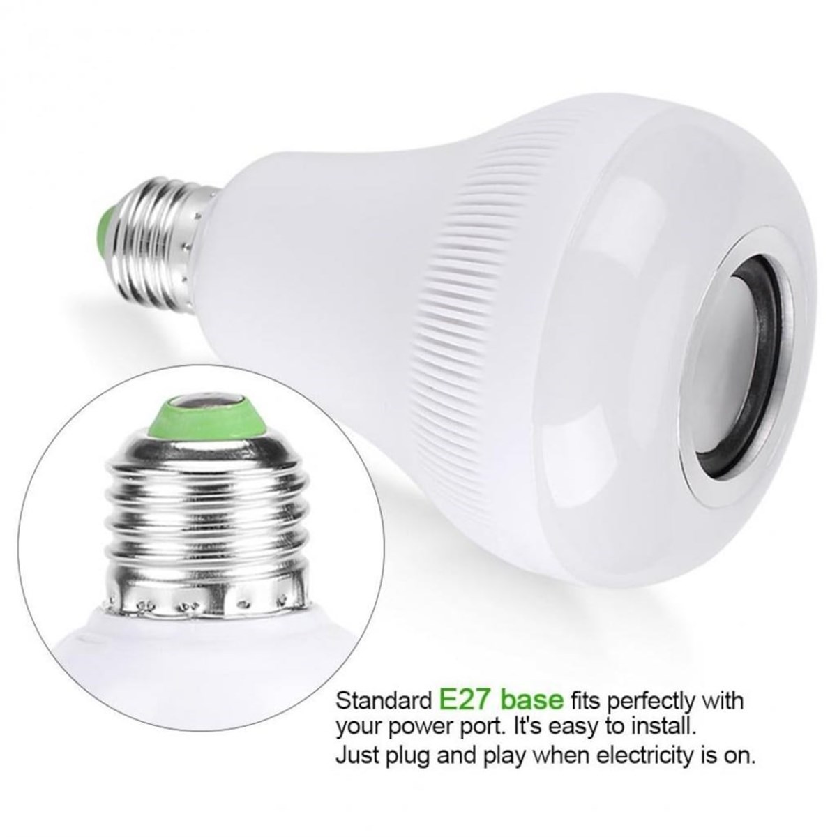 Kumandalı Bluetooth Hoparlör Ampul LD-37 (4812)