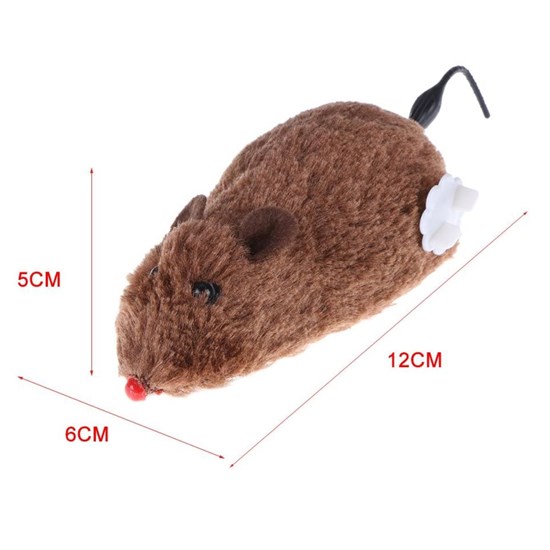 Kurmalı Kedi Eğitim Oyuncağı Tüylü Peluş Fare Yakalama İnteraktif Sevimli Eğlenceli Oyuncak (4812) Kurmalı Kedi Eğitim Oyuncağı Tüylü Peluş Fare Yakalama İnteraktif Sevimli Eğlenceli Oyuncak (4812)