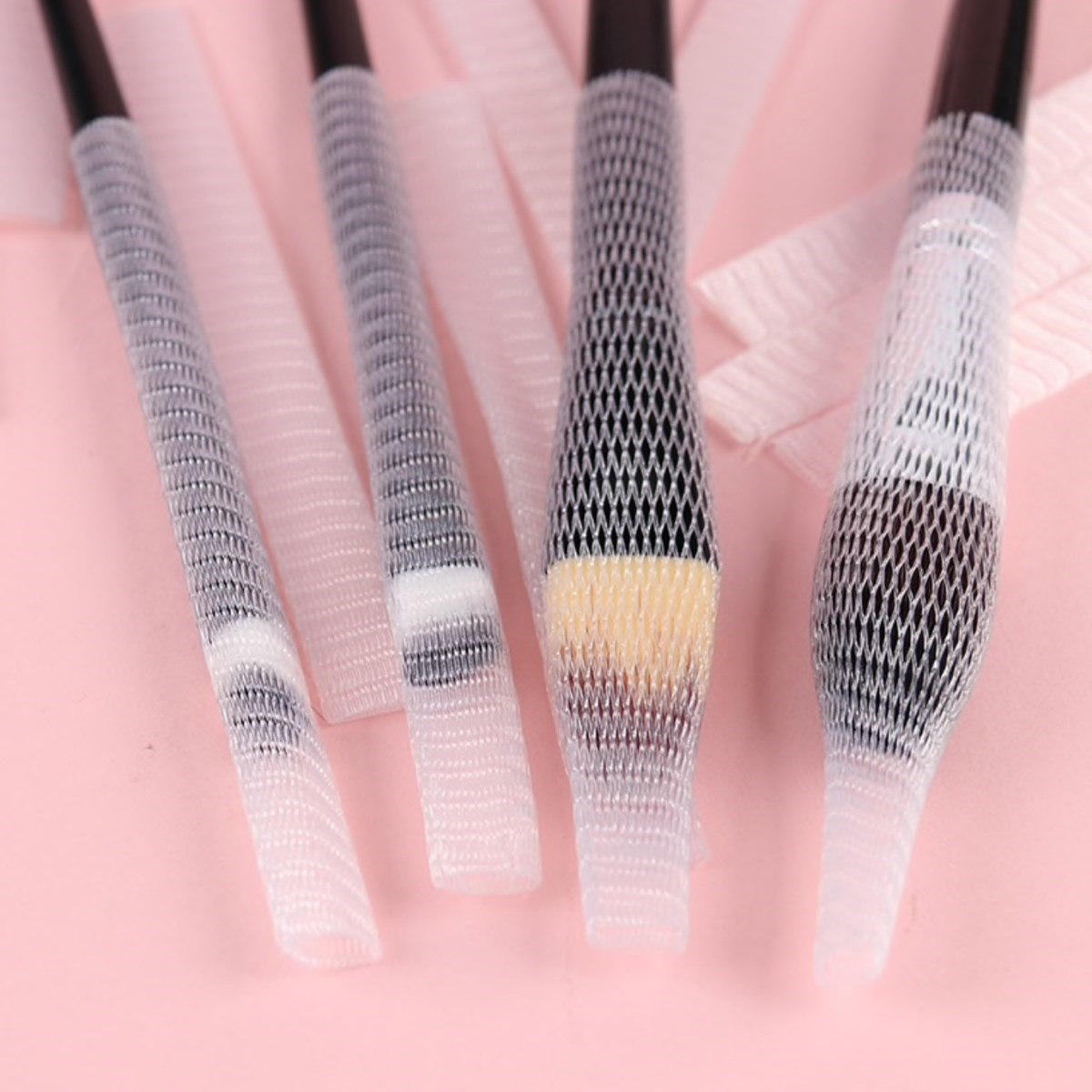 Makyaj Far Allık Kontür Eyeliner Fırça Malzemeleri Ürünleri Koruyucu File Kapak Örgü Kılıf Set 20li (4812) Makyaj Far Allık Kontür Eyeliner Fırça Malzemeleri Ürünleri Koruyucu File Kapak Örgü Kılıf Set 20li (4812)