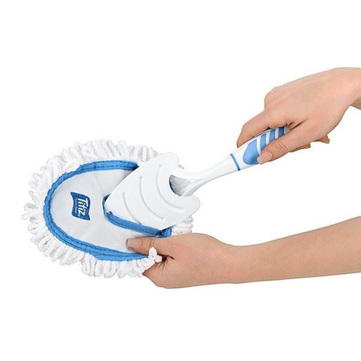 Mikrofiber Duster Toz Leke Kir Alıcı Temizleyici Tutacaklı Temizlik Bezi Aparatı Malzemesi (4812)