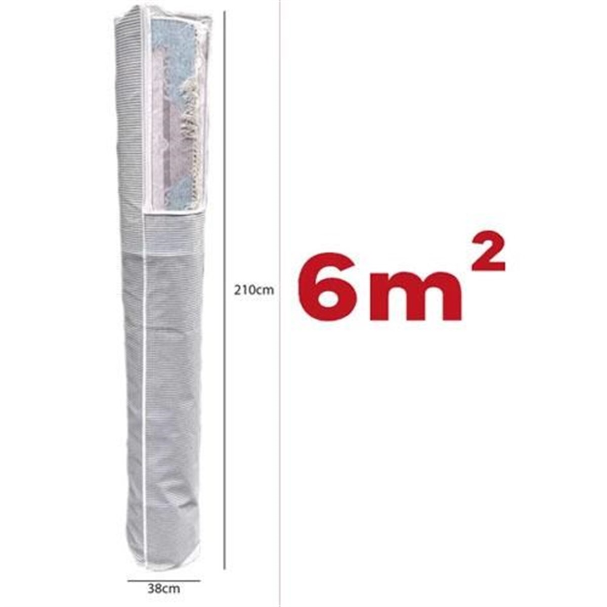 Pencereli Halı Hurcu Toz geçirmez Sağlam Dayanıklı Hurç Organizer 6m² (4812)