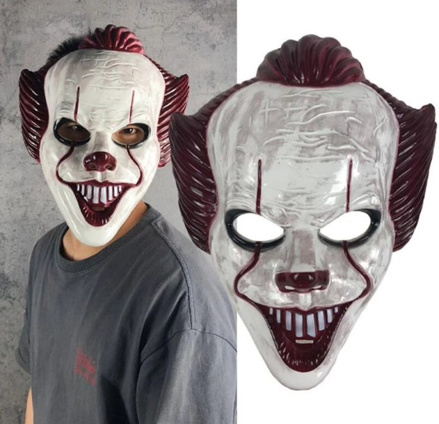 Plastik Joker Maskesi Killer Palyaço Maskesi (4812)