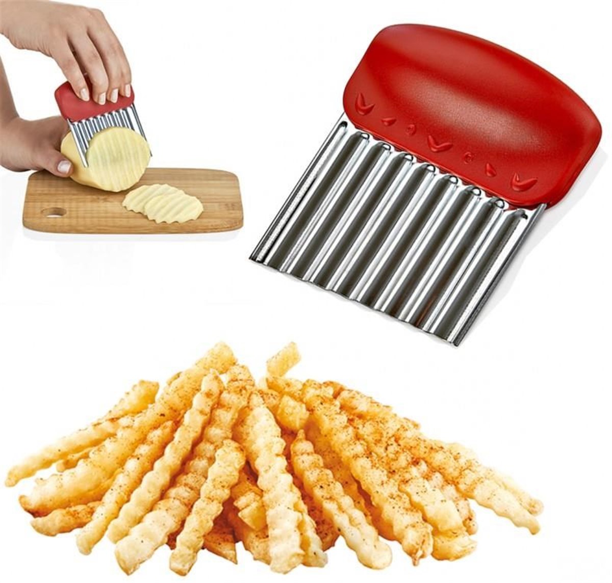 Pratik Kolay Patates Meyve Ve Sebze Dilimleyici Doğrama Bıçağı (4812)