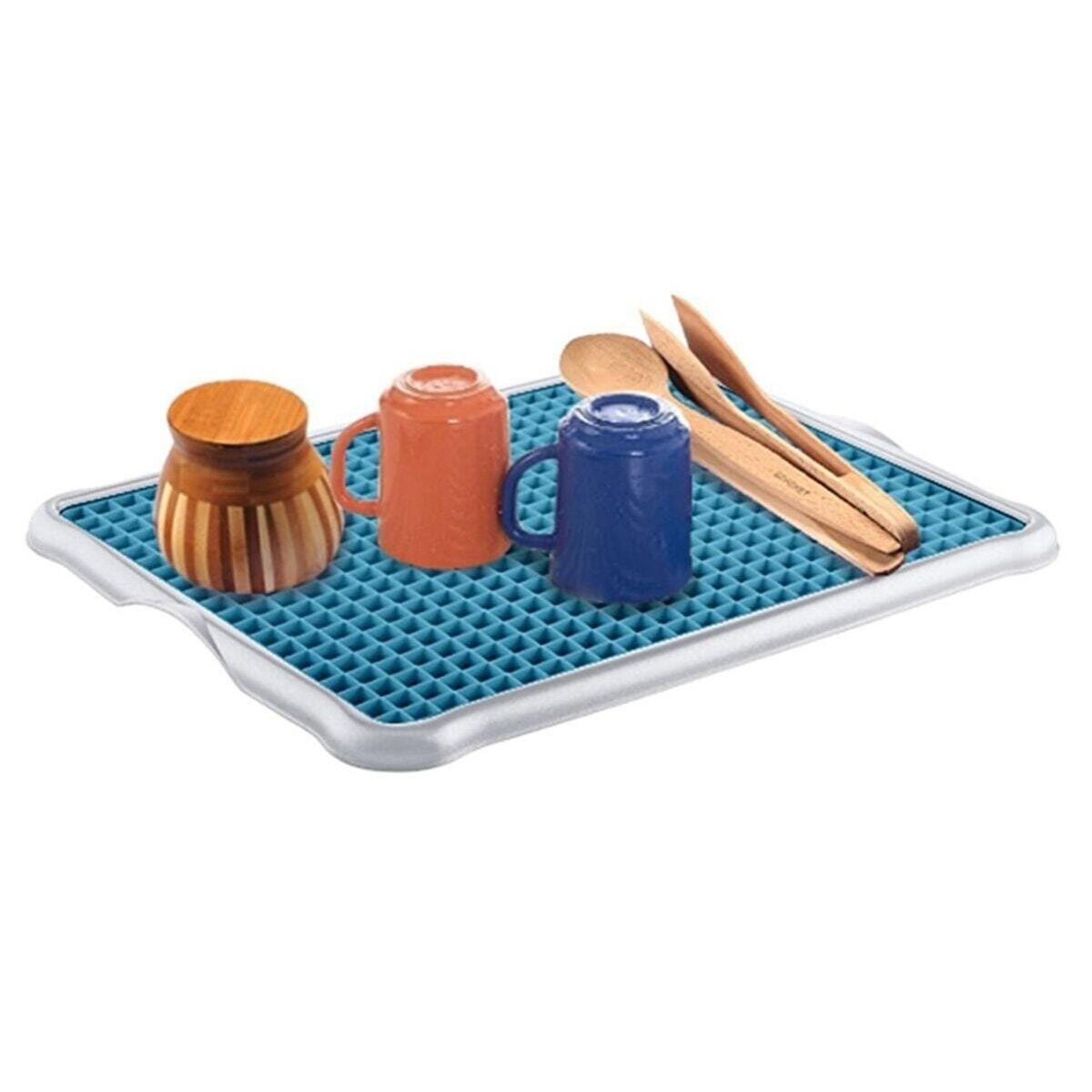 Pratik Lavabo Tezgah Üstü Bulaşık Kurutmalığı Süzmatik 22x40 cm (4812) Pratik Lavabo Tezgah Üstü Bulaşık Kurutmalığı Süzmatik 22x40 cm (4812)
