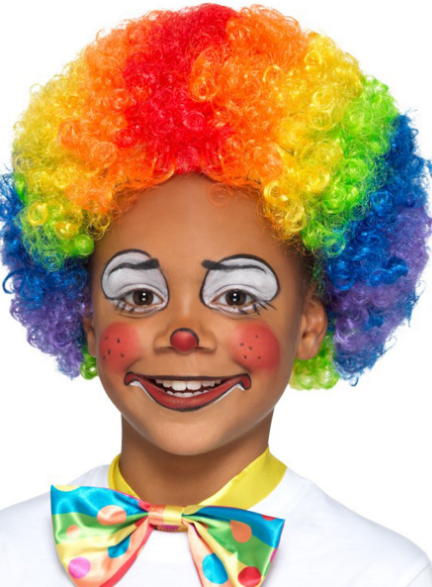 Rengarenk Kıvırcık Afro Peruk Bonus Saç 120 Gr (4812)