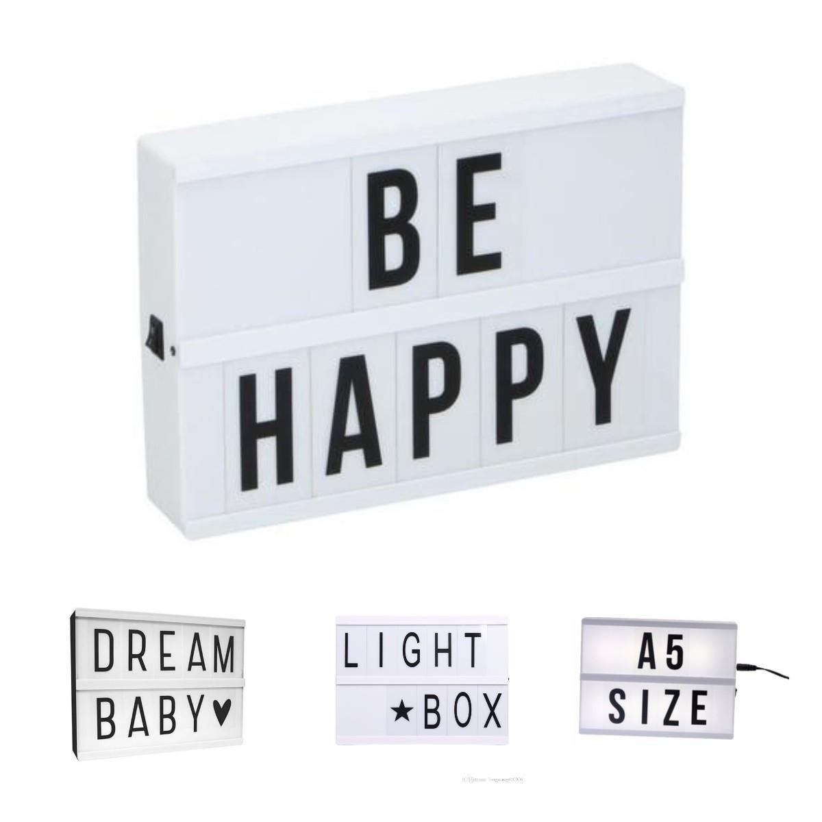 Sinematik Lightbox Dekorasyon Aydınlatma Aksesuarları (A5 Boyut) (4812)