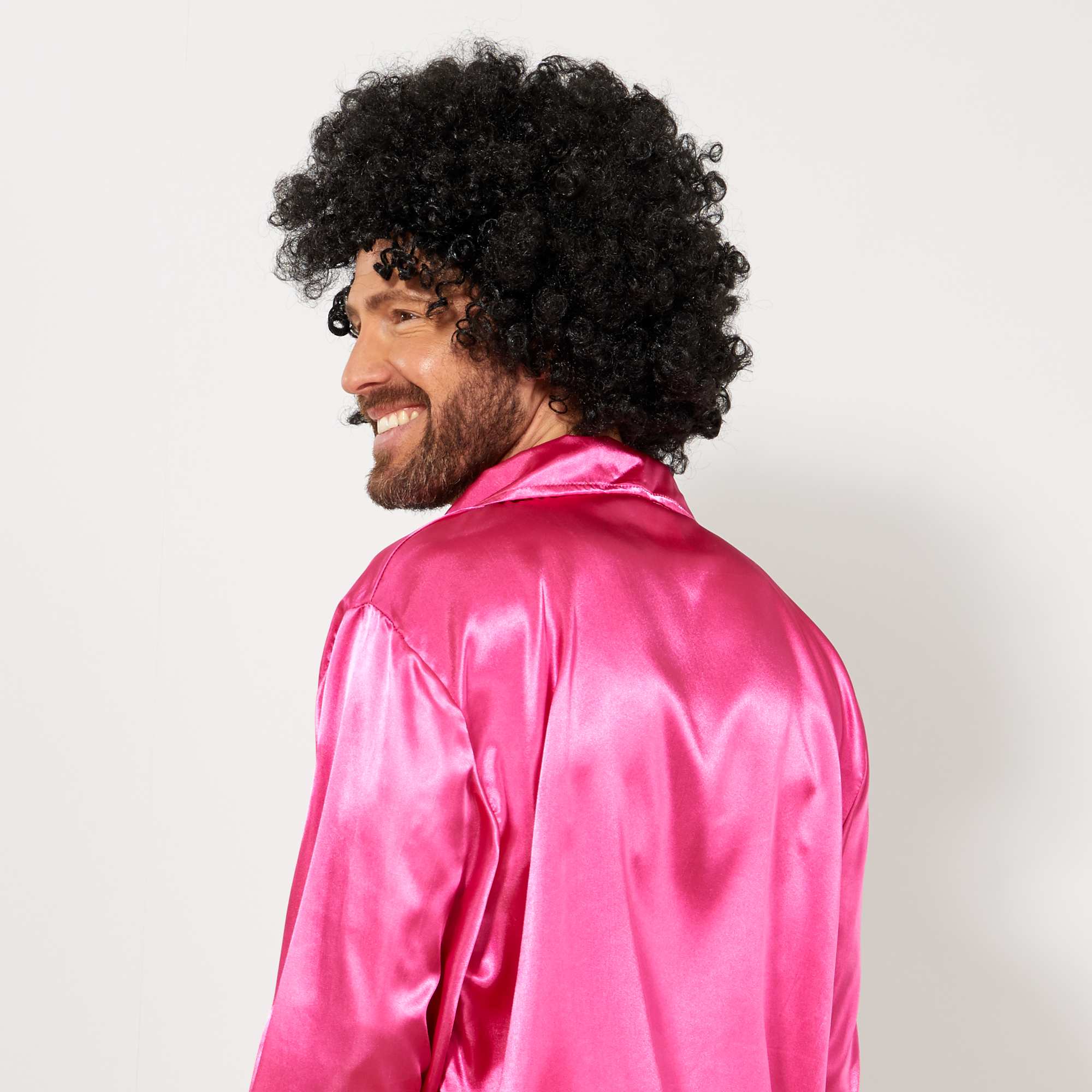 Siyah Renk Kıvırcık Afro Bonus Peruk (4812)