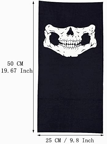 Siyah Renk Dikişsiz Çok Fonksiyonlu Çene Kafatası Yüz Maskesi Baf Buff Bandana Boyunluk Bileklik (4812) Siyah Renk Dikişsiz Çok Fonksiyonlu Çene Kafatası Yüz Maskesi Baf Buff Bandana Boyunluk Bileklik (4812)