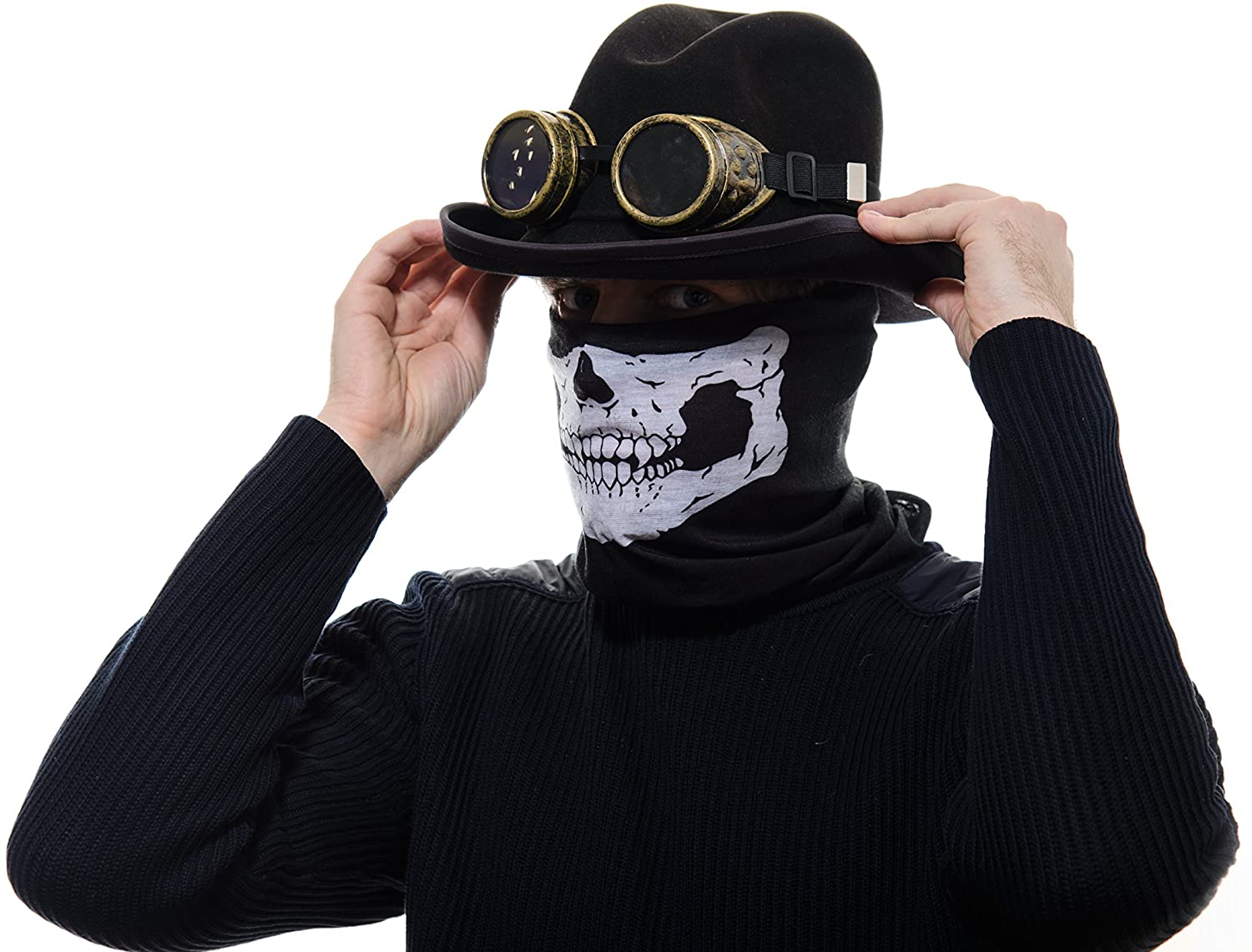 Siyah Renk Dikişsiz Çok Fonksiyonlu Çene Kafatası Yüz Maskesi Baf Buff Bandana Boyunluk Bileklik (4812) Siyah Renk Dikişsiz Çok Fonksiyonlu Çene Kafatası Yüz Maskesi Baf Buff Bandana Boyunluk Bileklik (4812)