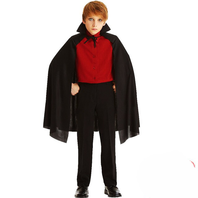 Sİyah Yakalı Pelerin - Vampir Pelerin - Dracula Pelerin 90 cm (4812)