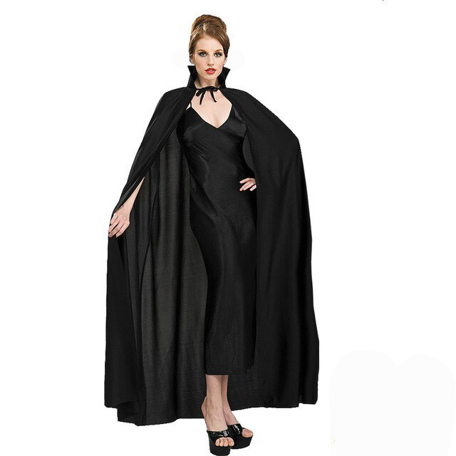 Siyah Yakalı Yetişkin Pelerin 120 cm (4812)