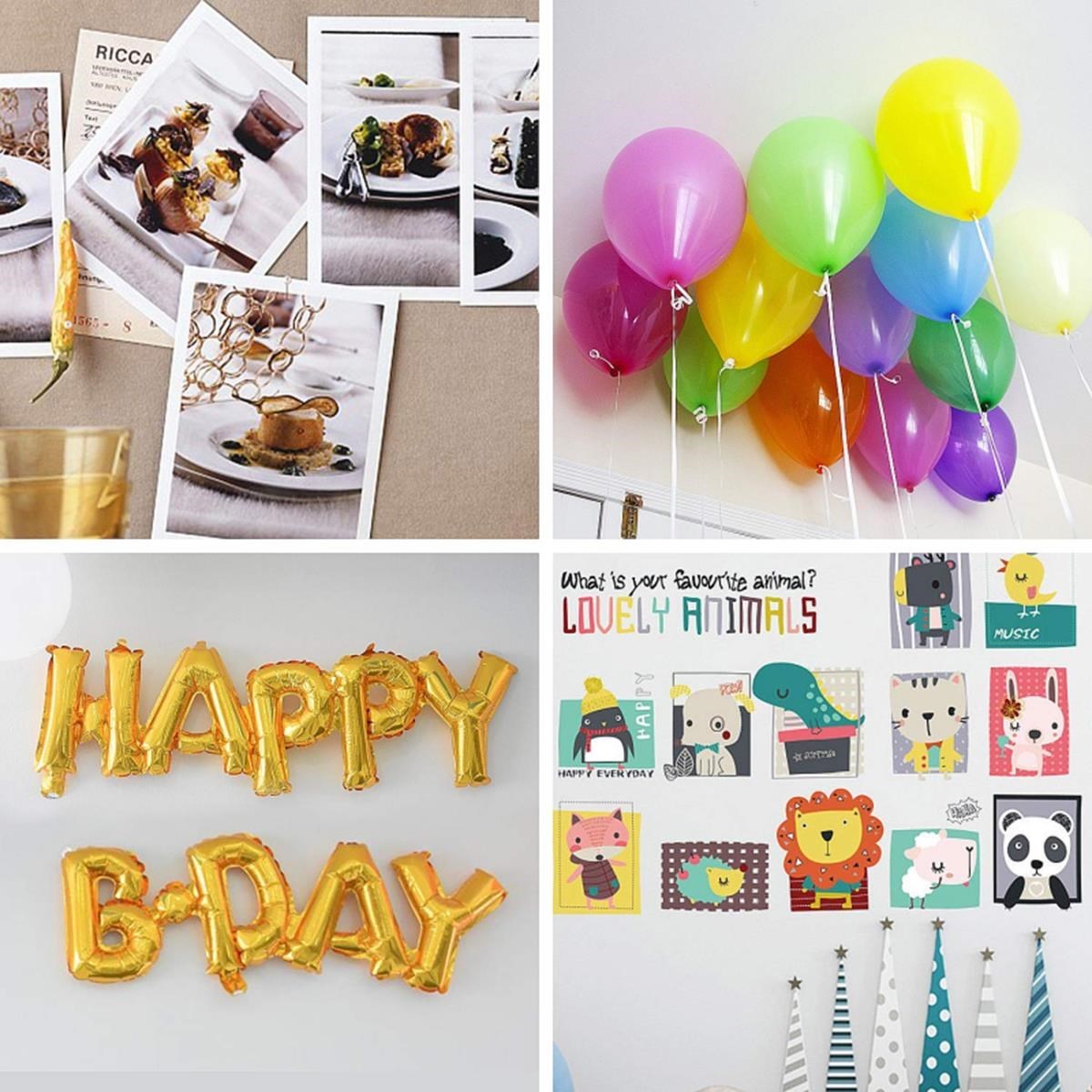 Sticker Damla Model Çift Taraflı Yapışkan Balon Yapıştırıcısı (4812)