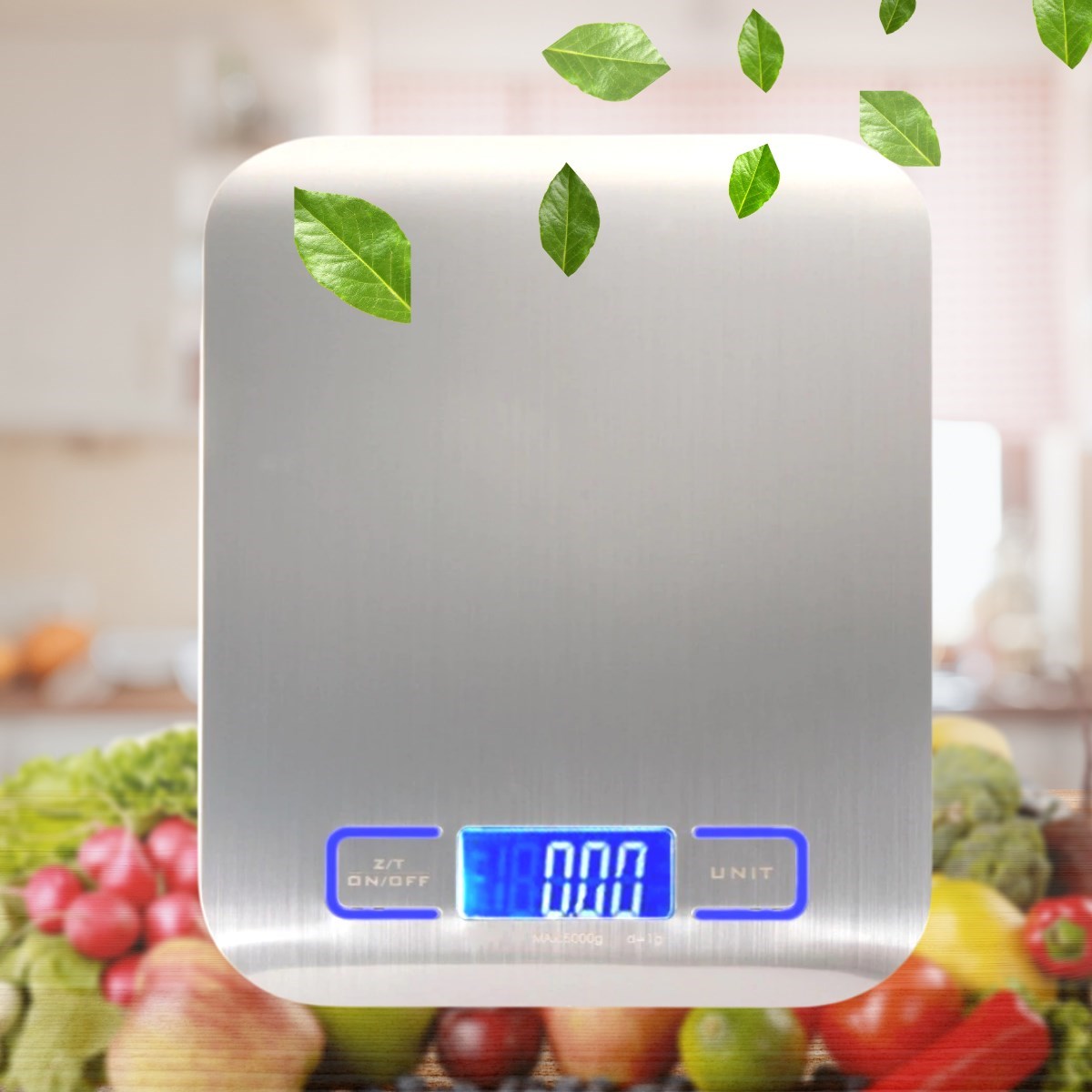 TF 1002 Hassas Ölçümlü Maksimum 5 Kg Kapasiteli Led Ekran Platin Dijital Mutfak Tartısı (4812)