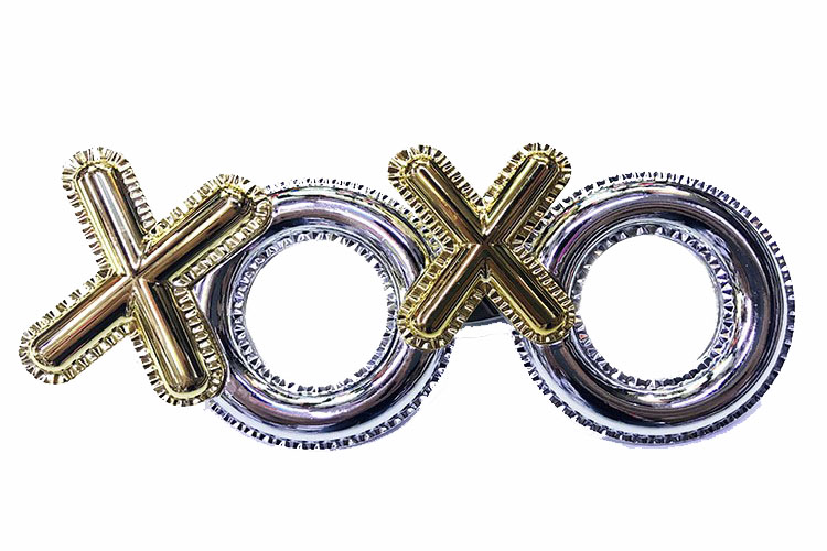 Xoxo Yazılı Yılbaşı Partisi Gözlüğü Gümüş Renk (4812)