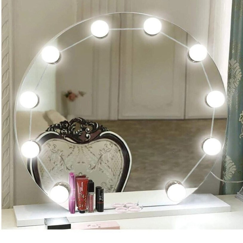 10LU LED AMPULLÜ USB MAKYAJ AYNASI IŞIĞI (4812) 10LU LED AMPULLÜ USB MAKYAJ AYNASI IŞIĞI (4812)