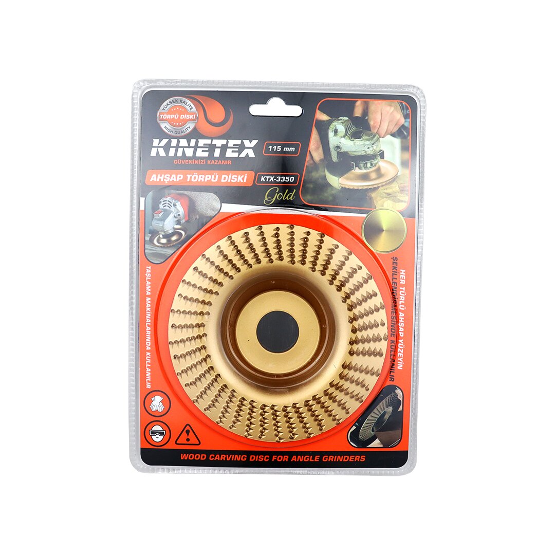 115MM  AHŞAP DİSK EĞE TÖRPÜ GOLD (4812)