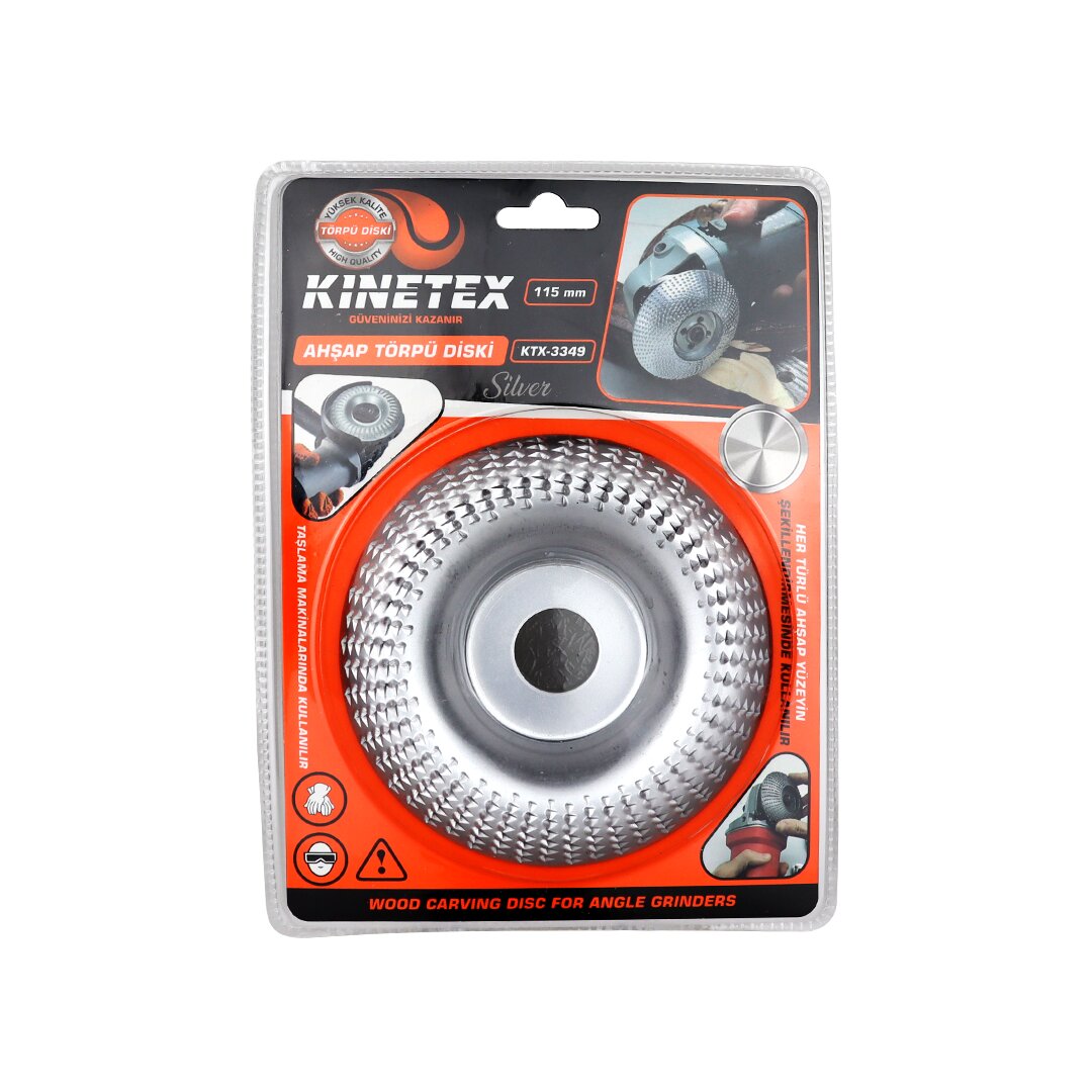 115MM  AHŞAP TÖRPÜ EĞE DİSK GÜMÜŞ (4812)
