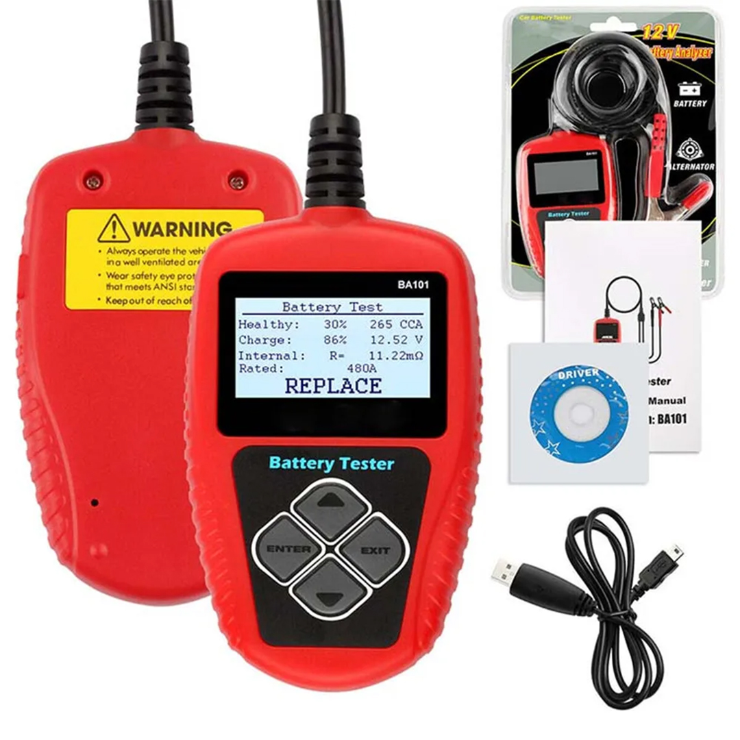 12V 30-220AH AKÜ TEST CİHAZI BA101 (4812) 12V 30-220AH AKÜ TEST CİHAZI BA101 (4812)