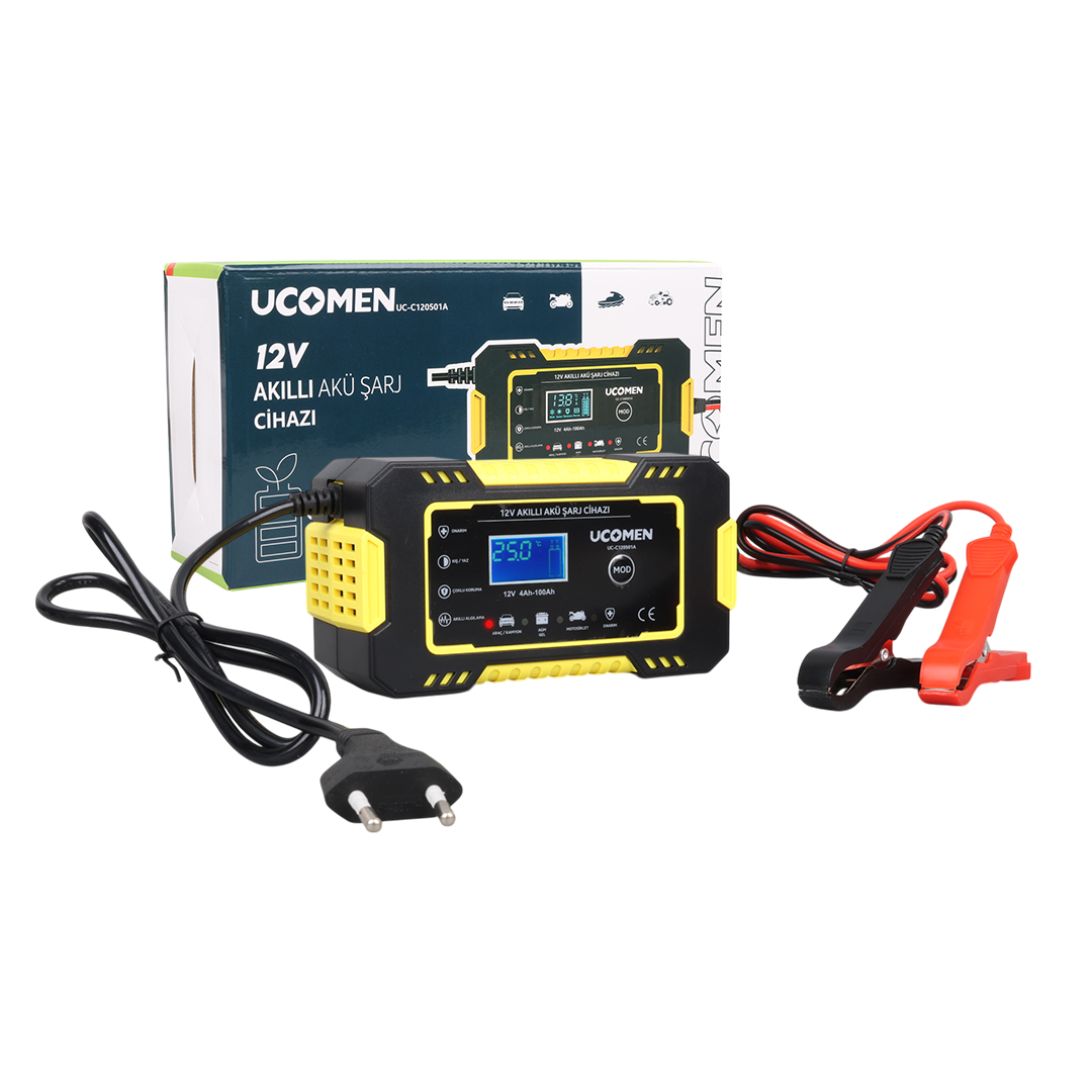 12V 6A SARI LED GÖSTERGELİ AKÜ ŞARJ CİHAZI UC-C120501A (4812) 12V 6A SARI LED GÖSTERGELİ AKÜ ŞARJ CİHAZI UC-C120501A (4812)
