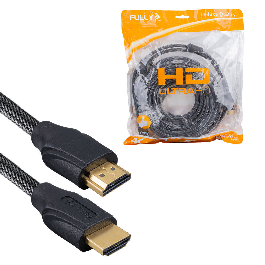 15 METRE ÖRGÜLÜ GOLD UÇLU HDMI KABLO (4812)