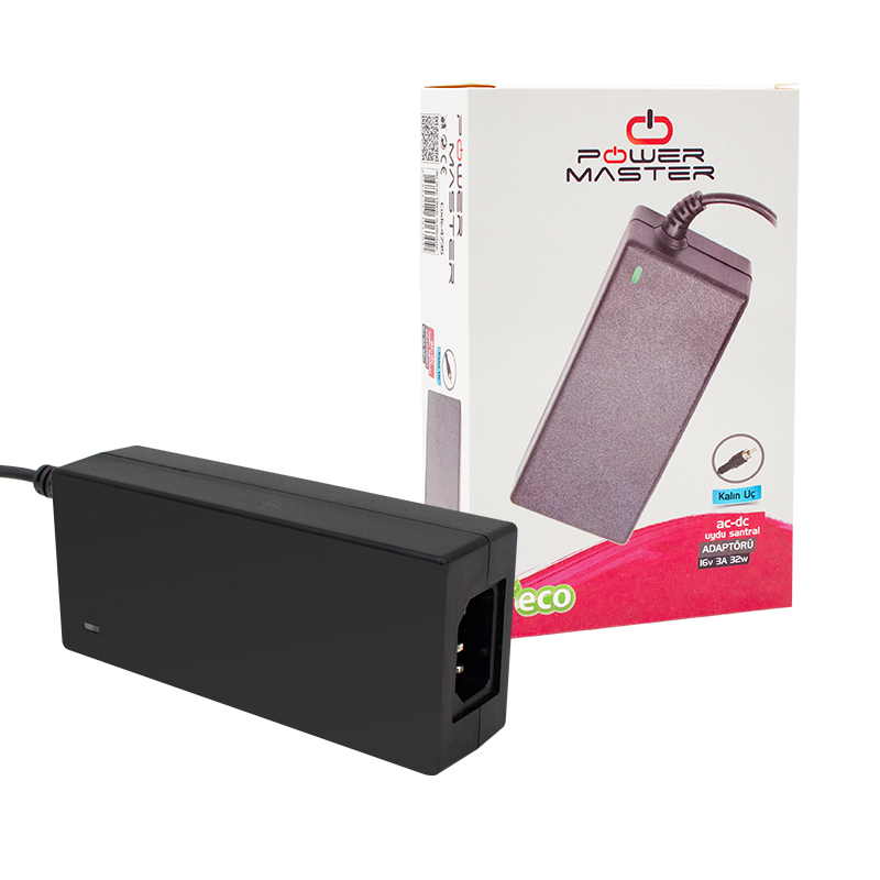16 VOLT 3 AMPER PLASTİK KASA MASAÜSTÜ SANTRAL ADAPTÖRÜ 5.5*2.5 UÇLU (4812) 16 VOLT 3 AMPER PLASTİK KASA MASAÜSTÜ SANTRAL ADAPTÖRÜ 5.5*2.5 UÇLU (4812)