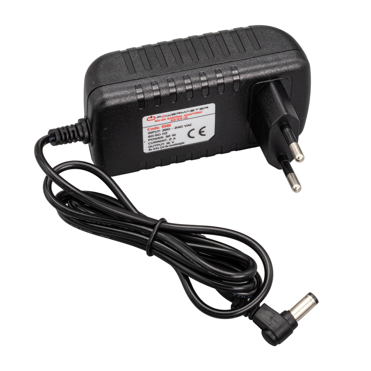 16 VOLT - 2 AMPER 5.5*2.5 UÇLU SANTRAL POWER JACKLI ADAPTÖRÜ (4812) 16 VOLT - 2 AMPER 5.5*2.5 UÇLU SANTRAL POWER JACKLI ADAPTÖRÜ (4812)