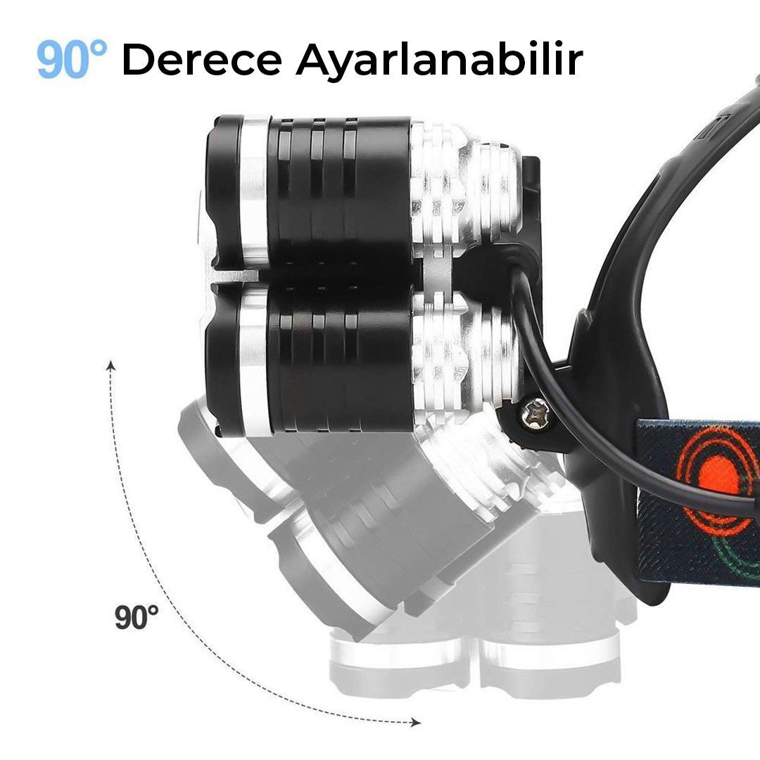18+3 POWER LEDLİ SU GEÇİRMEZ ŞARJLI KAFA FENERİ (4812) 18+3 POWER LEDLİ SU GEÇİRMEZ ŞARJLI KAFA FENERİ (4812)