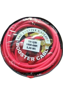 1800 AMPER TIR İÇİN AKÜ TAKVİYE KABLOSU 5.3MT (4812)