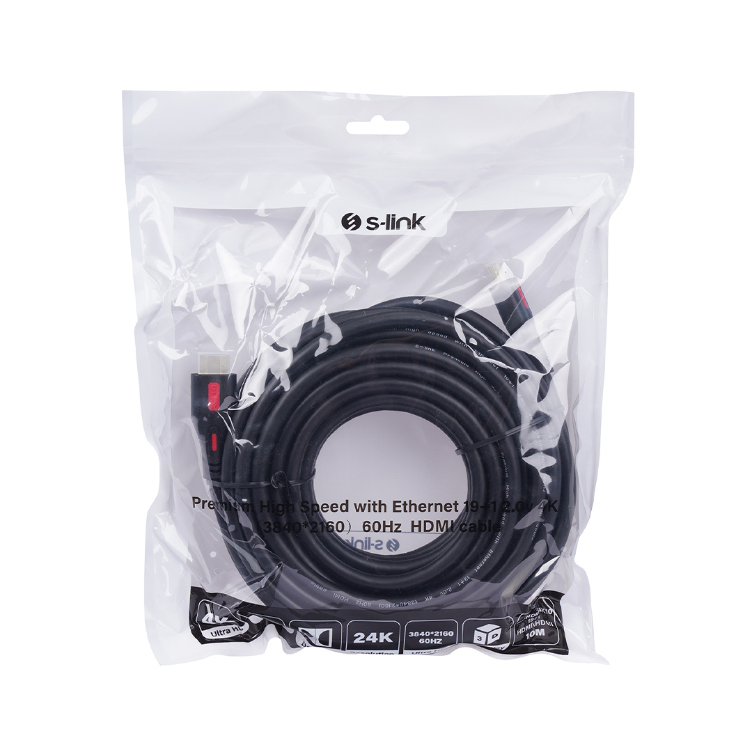 19+1 10 METRE V2.0 4K 60HZ HDMI KABLO SL-HDM4K10 (4812) 19+1 10 METRE V2.0 4K 60HZ HDMI KABLO SL-HDM4K10 (4812)