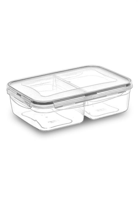 2 Bölmeli 1+1 Litre Kilitli Kapaklı Erzak Saklama Kabı LC-525 (4812) 2 Bölmeli 1+1 Litre Kilitli Kapaklı Erzak Saklama Kabı LC-525 (4812)