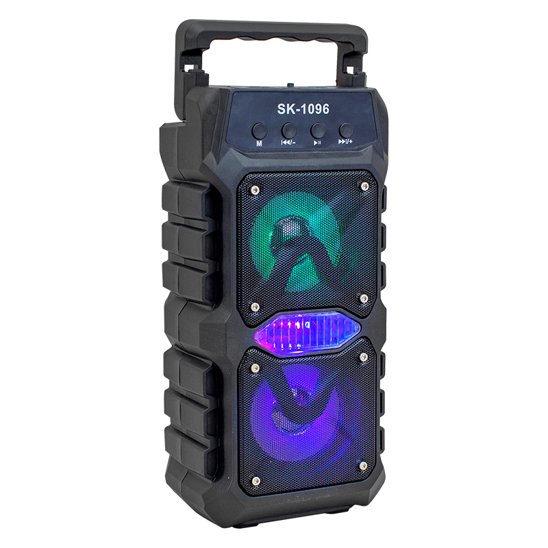 20 WATT USB/SD/AUX/FM/BLUETOOTH DESTEKLİ MİKROFON GİRİŞLİ TAŞINABİLİR HOPARLÖR (4812)