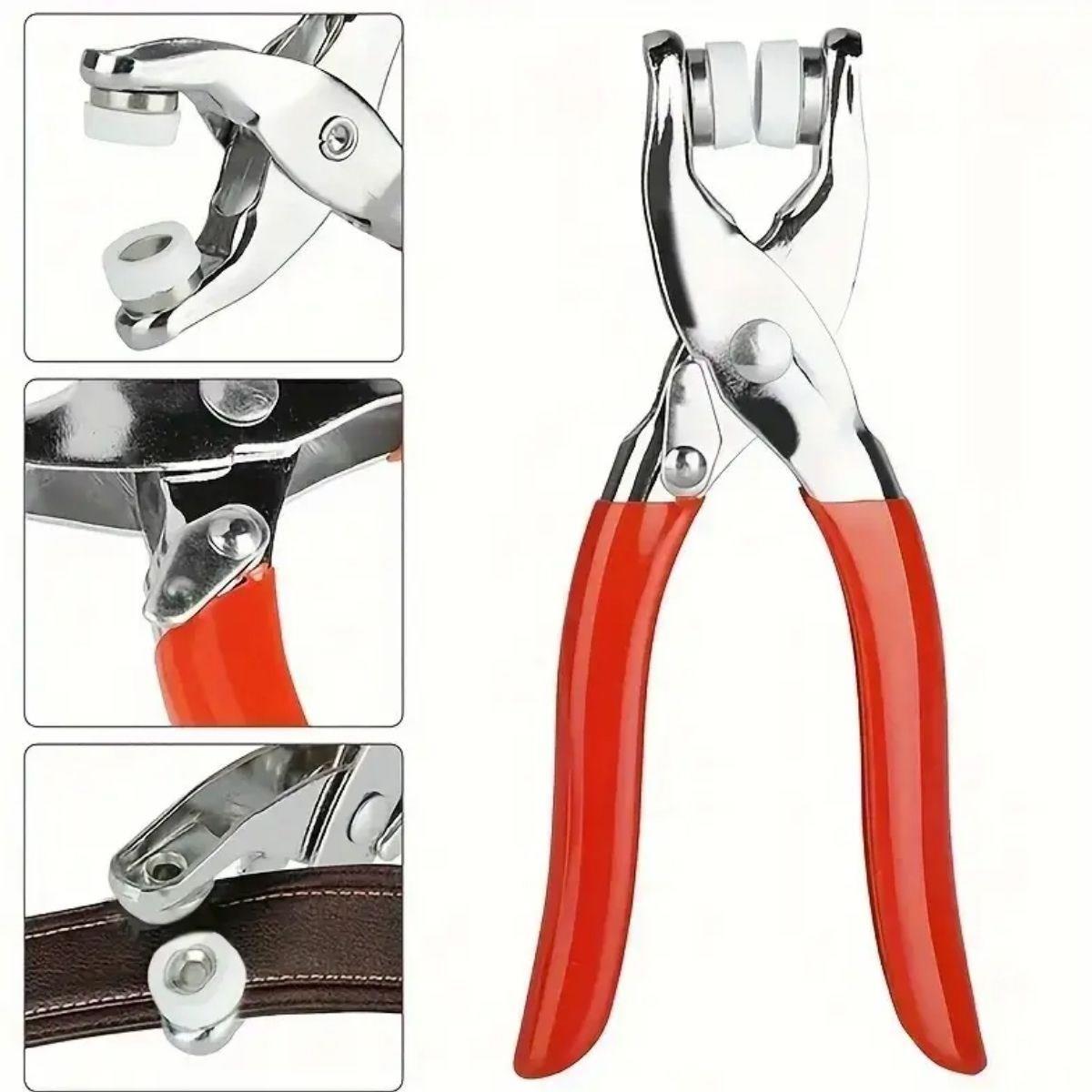 200 adet Paslanmaz Çelik Çıtçıt ve Pense Seti Metal Çıt Çıt Makinesi (4812) 200 adet Paslanmaz Çelik Çıtçıt ve Pense Seti Metal Çıt Çıt Makinesi (4812)